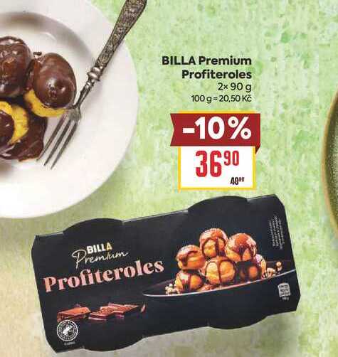 BILLA Premium Profiteroles 2x 90 g 