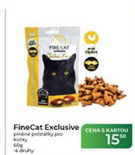 FineCat Exclusive plněné polštárky pro kočky 60 g