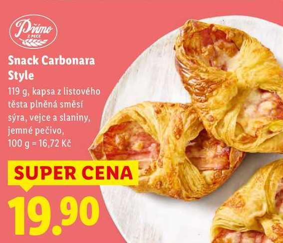 Snack Carbonara Style, 119 g