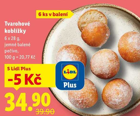 Tvarohové koblížky, 6x 28 g