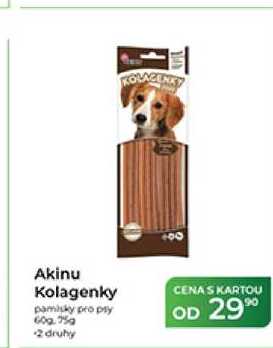 Akinu Kolagenky pamisky pro psy 60 g, 70 g