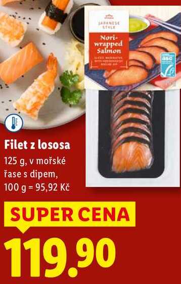 Filet z lososa, 125 g