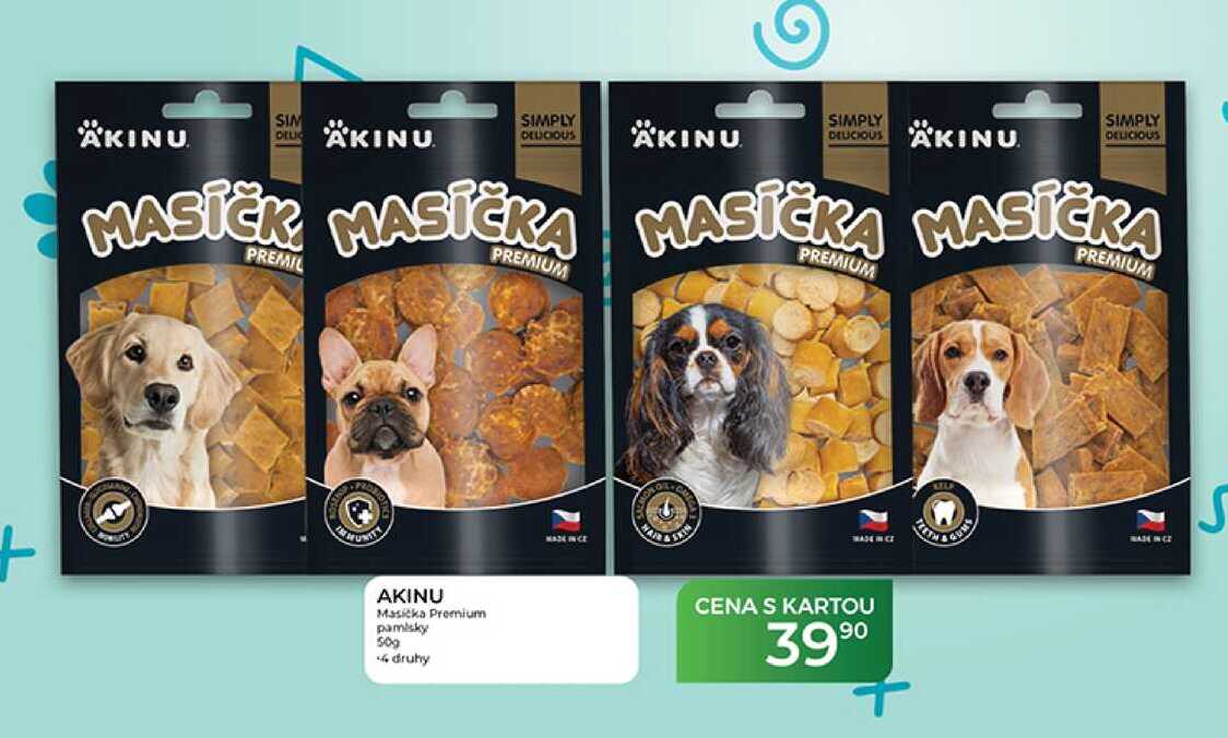 AKINU Masíčka Premium pamlsky 50 g