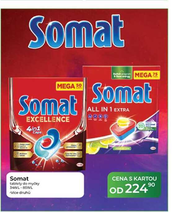 Somat tablety do myčky 34WL-85WL 