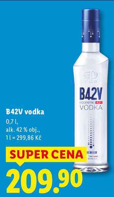 B42V vodka, 0,7 l