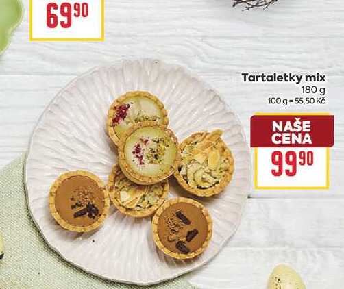 Tartaletky mix 180 g