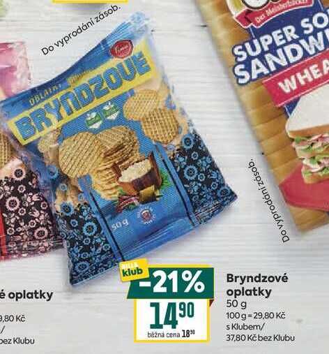 Bryndzové oplatky 50 g