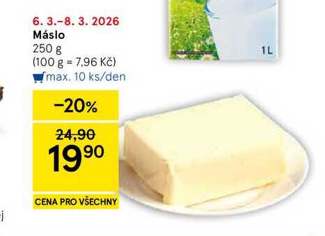 Máslo, 250 g 