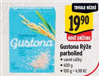 Gustona Rýže parboiled, 400 g