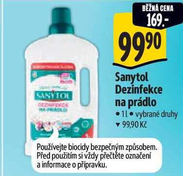 Sanytol Dezinfekce na prádlo, 1 l