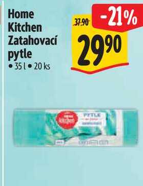 Home Kitchen Zatahovací pytle 35 l, 20 ks