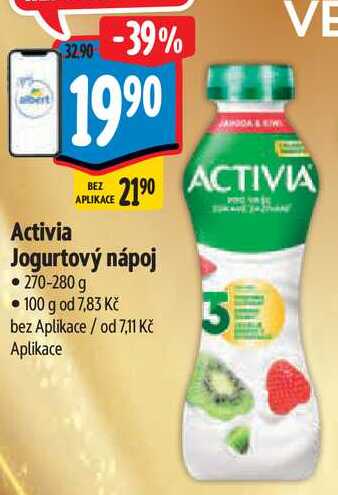 Activia Jogurtový nápoj, 270-280 g