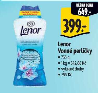 Lenor Vonné perličky, 735 g