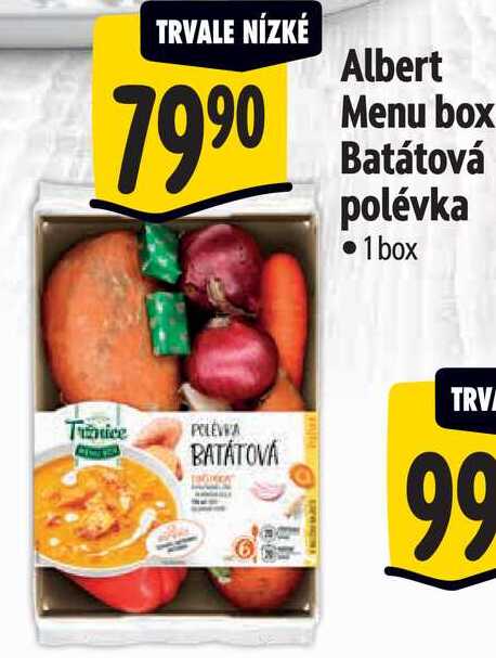 Albert Menu box Batátová polévka