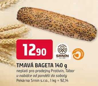 TMAVÁ BAGETA 140 g