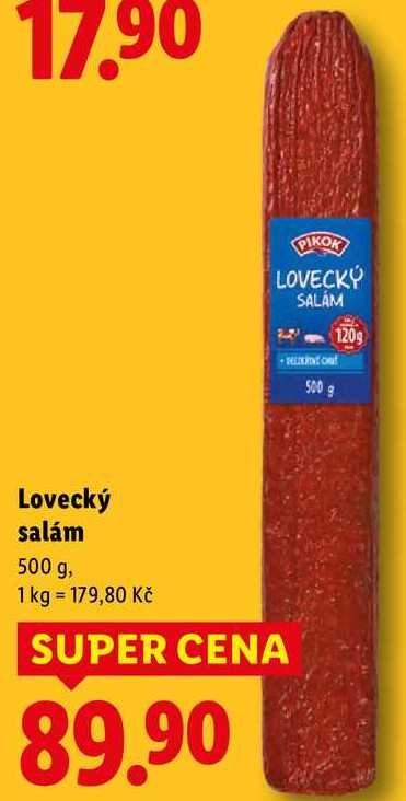 Lovecký salám, 500 g