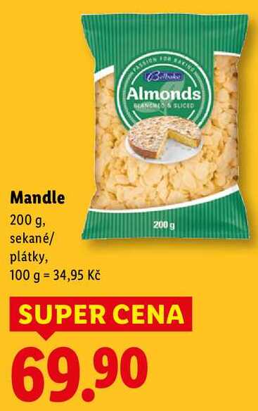 Mandle, 200 g