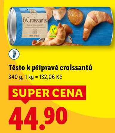 Těsto k přípravě croissantů, 340 g