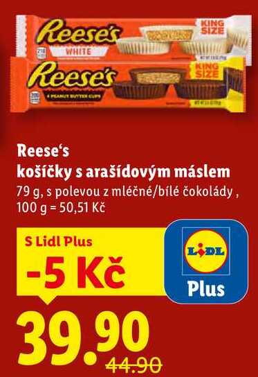 Reese's košíčky s arašídovým máslem, 79 g