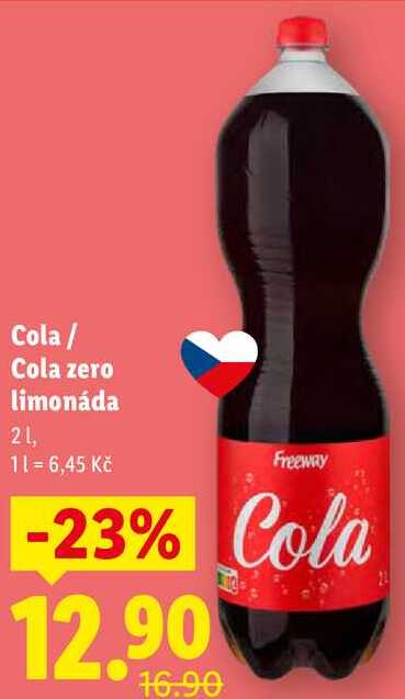 Cola/Cola zero limonáda, 2 l