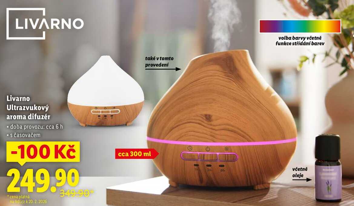 Livarno Ultrazvukový aroma difuzér