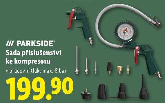 Sada příslušenství ke kompresoru