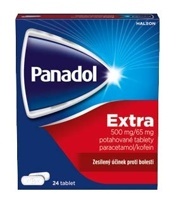 Panadol Extra 500 mg/65 mg 24 potahovaných tablet