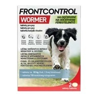 FRONTCONTROL® Wormer tablety pro psy (10 kg) 2 tablety