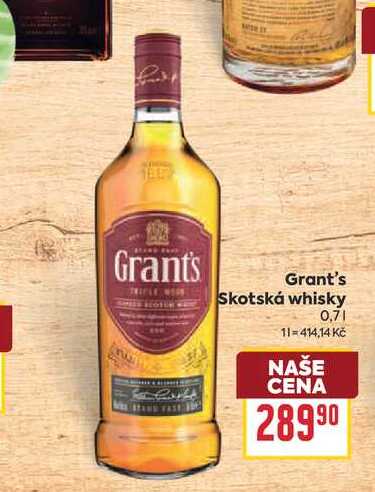 Grant's Skotská whisky 0,7l
