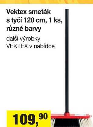Vektex smeták s tyčí 120 cm, 1 ks