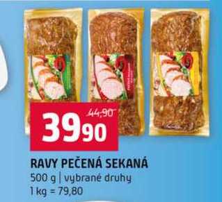 RAVY PEČENÁ SEKANÁ 500 g vybrané druhy 
