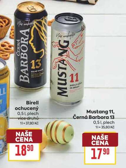 Mustang 11, Černá Barbora 13 0,51, plech