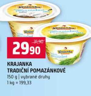 KRAJANKA TRADIČNÍ POMAZÁNKOVÉ 150 g vybrané druhy