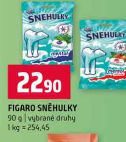 FIGARO SNĚHULKY 90 g vybrané druhy 