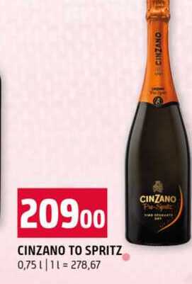 CINZANO TO SPRITZ 0,75l