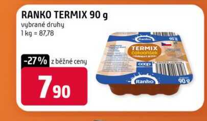 RANKO TERMIX 90 g vybrané druhy