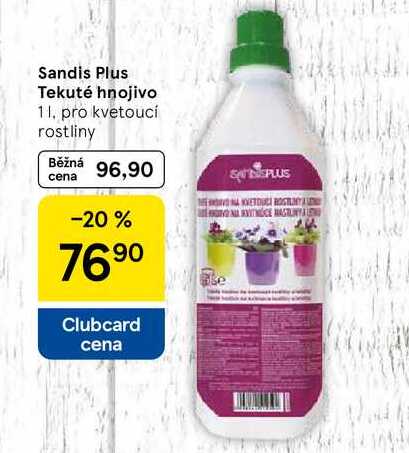 Sandis Plus Tekuté hnojivo, 1 l