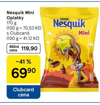 Nesquik Mini Oplatk,y 170 g 