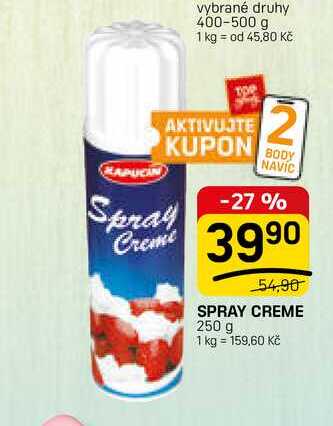SPRAY CREME 250 g 