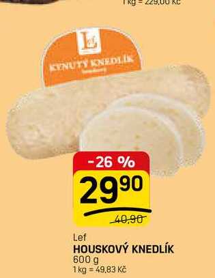 HOUSKOVÝ KNEDLÍK 600g