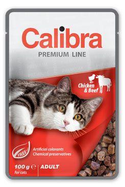 Calibra Cat Kapsa Premium Adult Chicken & Beef 100g