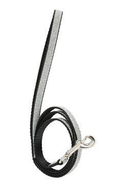 Vodítko kočka Shiny nylon černé 1m Zolux