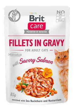 Brit Care Cat Fillets In Gravy Savory Salmon 85g