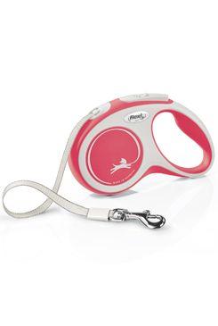 Vodítko Flexi Comfort S pásek 5m/15kg červená new