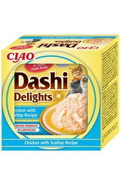 Churu Cat Ciao Dashi kuře s hřebenatkou 70g