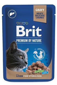 Brit Premium Cat Kapsa Liver For Sterilised 100g