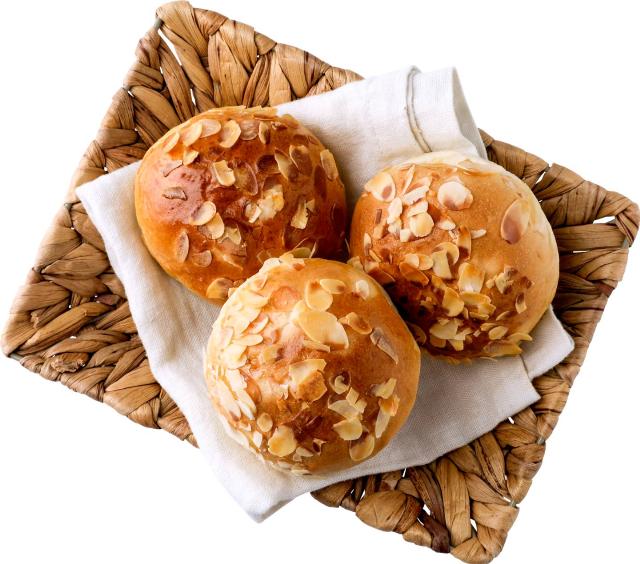 Sladká bulka s mandlemi