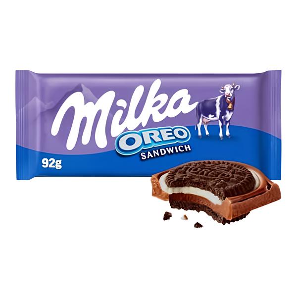 Milka čokoláda Oreo Sandwich mléčná čokoláda a sušenky