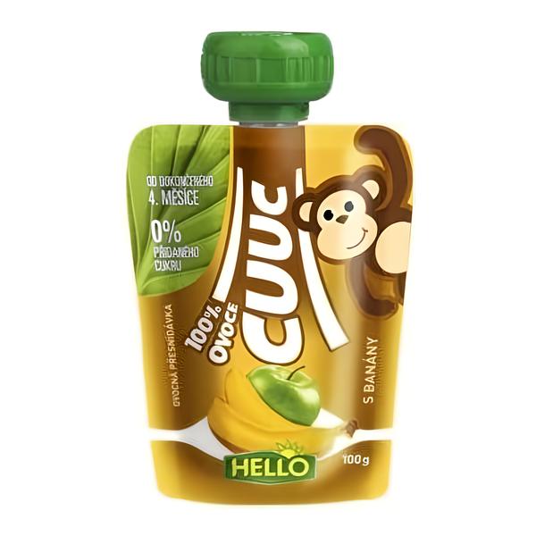 Hello Cuuc 100% ovocná kapsička s banány