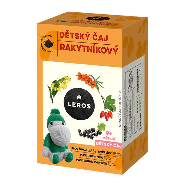 Leros Baby Dětský čaj Rakytníkový